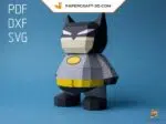 Papercraft super-héros DIY en papier 3D, modèle PDF de personnage de bande dessinée