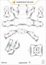 Papercraft Flash da DC Comics em origami 3D