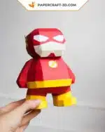 Papercraft Superhéros en origami papier 3D DIY, weergave 5