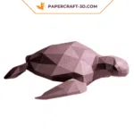 Papercraft de tortue de mer en origami