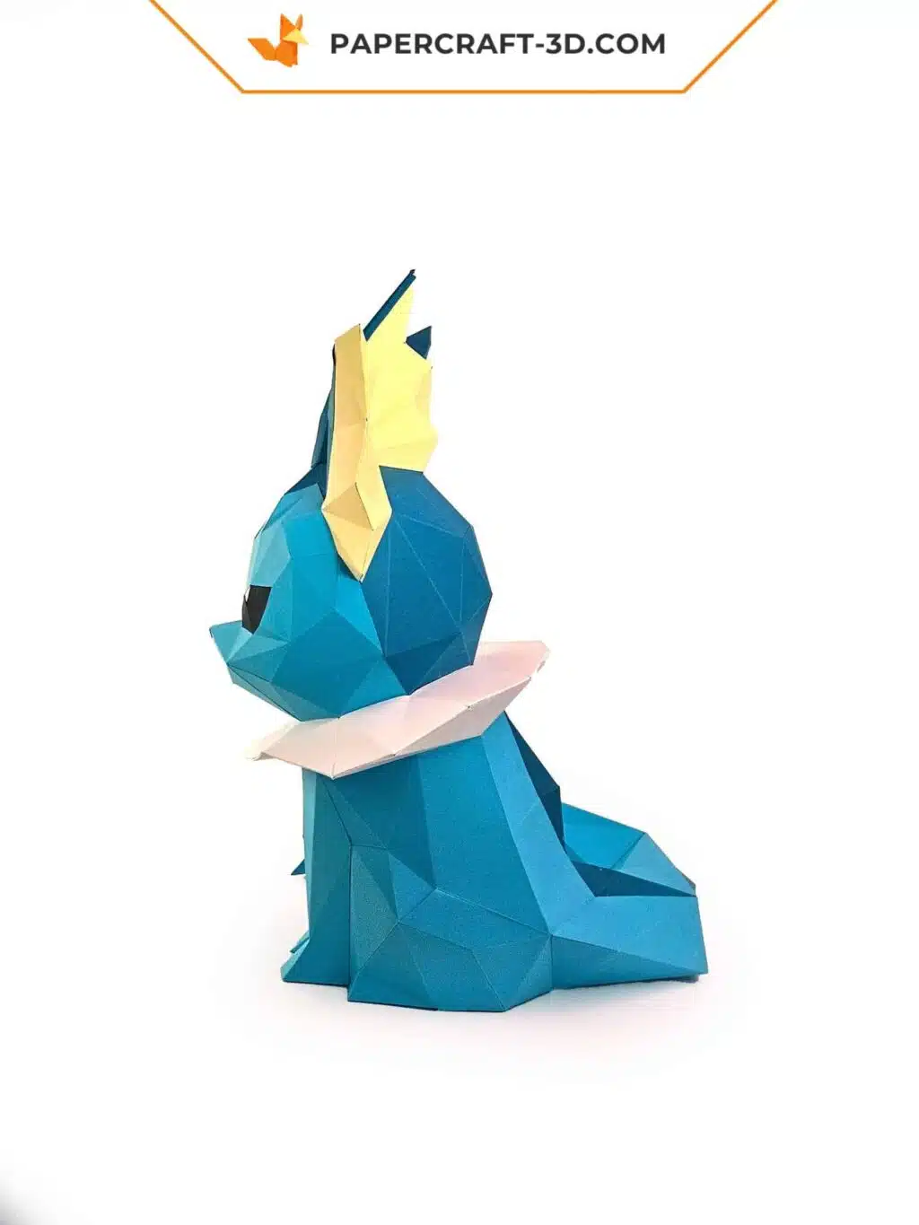 Aquali Pokémon Papercraft als 3D-Origami, 3D-Modell