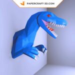 Papercraft de vélociraptor en origami