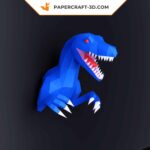 Papercraft de vélociraptor en origami