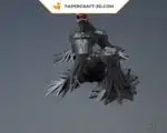 Papercraft Venom in origami 3D
