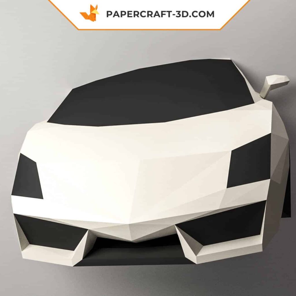 Papercraft Lamborghini Gallardo in 3D origami