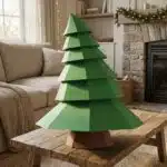 Papercraft arbre de Noël en origami, modèle 3D