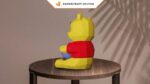 Papercraft do Ursinho Pooh em origami 3D