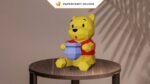Papercraft do Ursinho Pooh em origami 3D