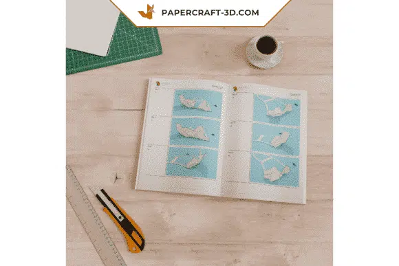 Papercraft fantômes origami papier 3D, weergave 6