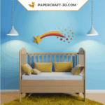 Papercraft d'étoile filante en origami