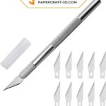 Papercraft paper knife for origami