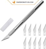 Papercraft paper knife for origami