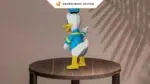 Papercraft de Donald Duck en origami 3D, weergave 10