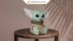 Papercraft Grogu Baby Yoda als 3D-Origami
