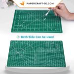Papercraft tapis de découpe rotatif en origami