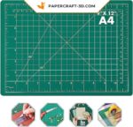 Papercraft tapis de découpe rotatif en origami