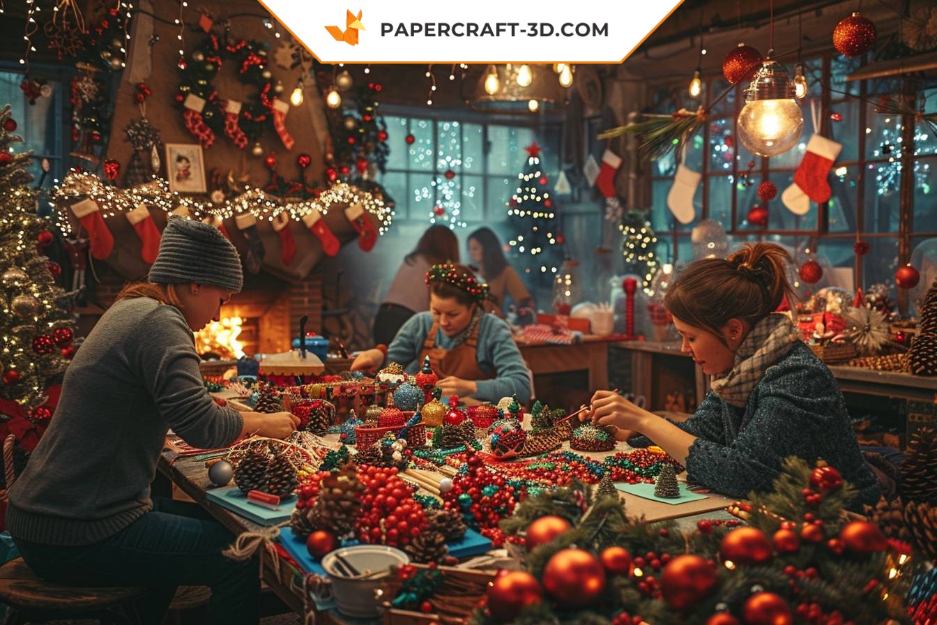 Ideas for a creative Christmas workshop