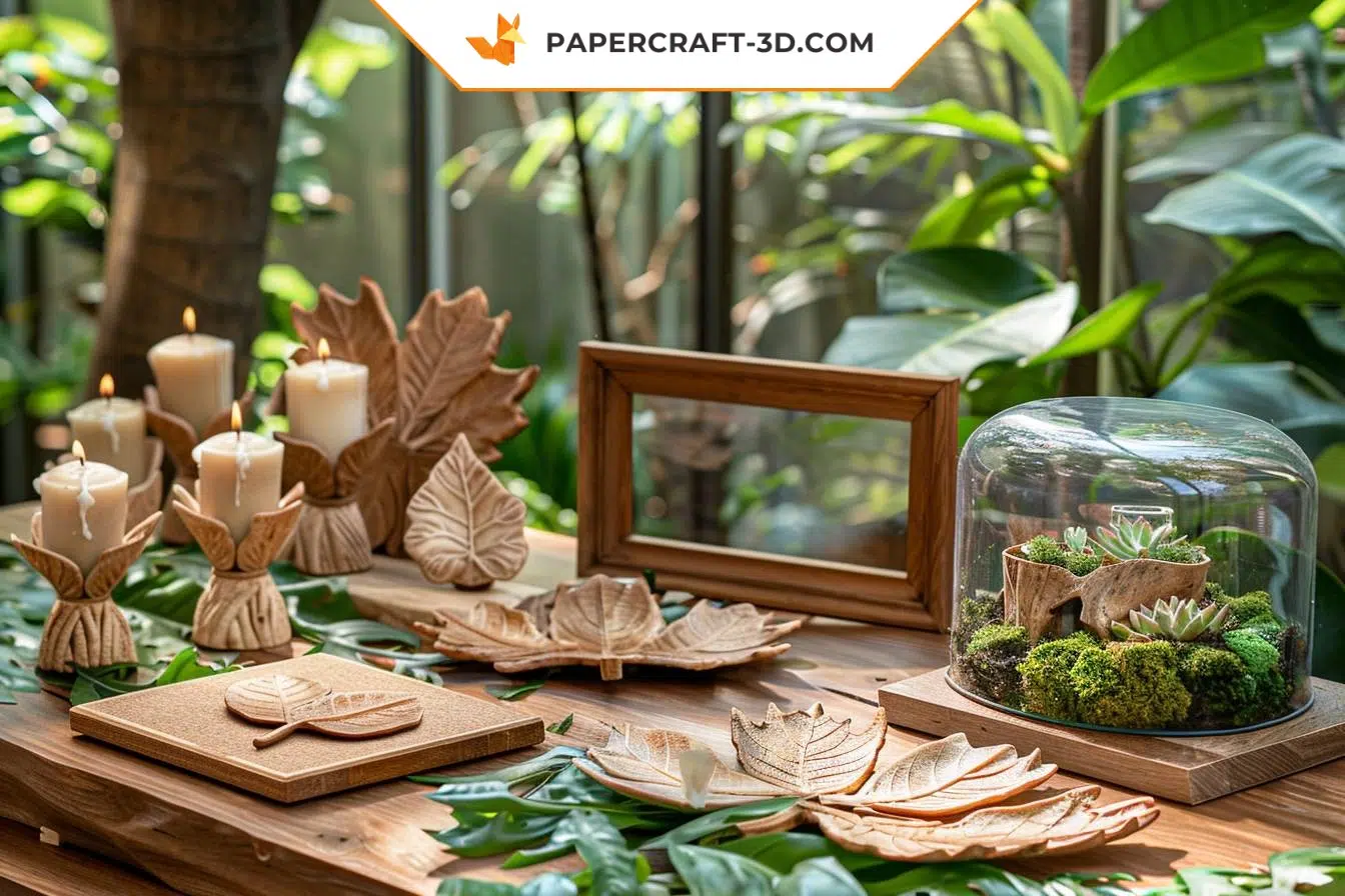 Posso usar elementos encontrados na natureza nos meus projetos de decoração?