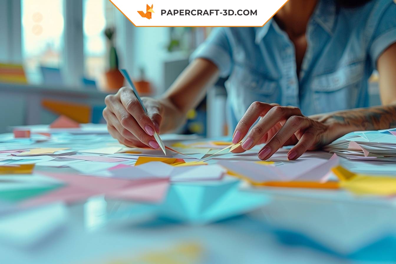 What precautions should I take when papercutting?