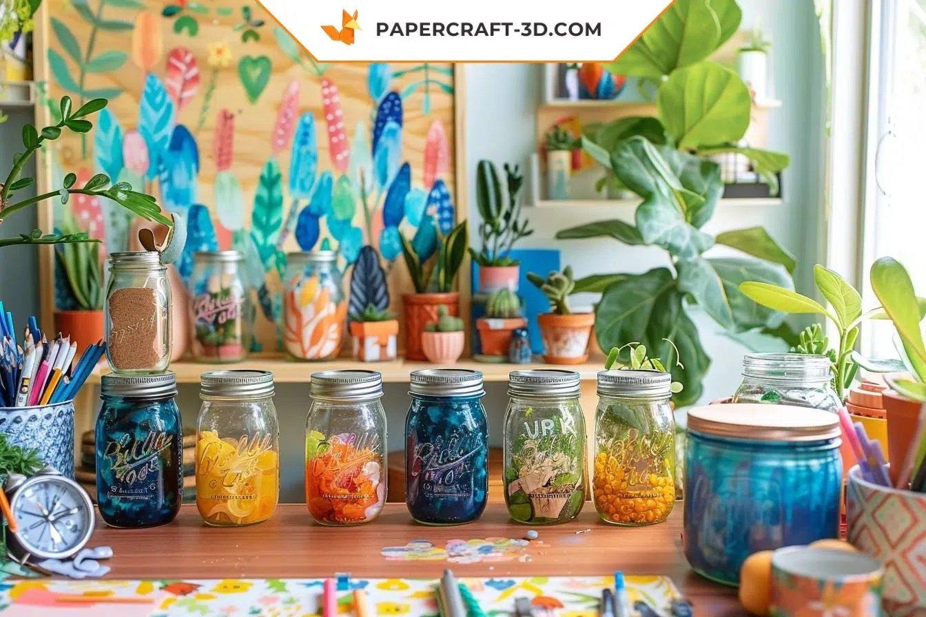 What are the advantages of decorating your workspace with DIY projects?