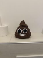 Papercraft de cocô divertido em origami 3D