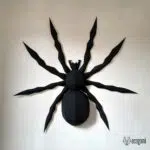 Origami 3D spin in papier, weergave 3