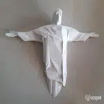 3D Origami Christus de Verlosser papercraft, 3D-model