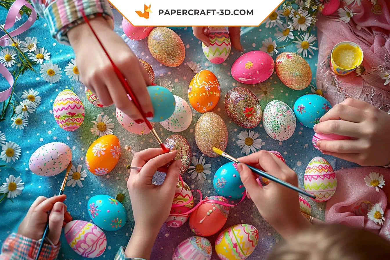 Créativité en Fête : La Décoration d’Œufs de Pâques