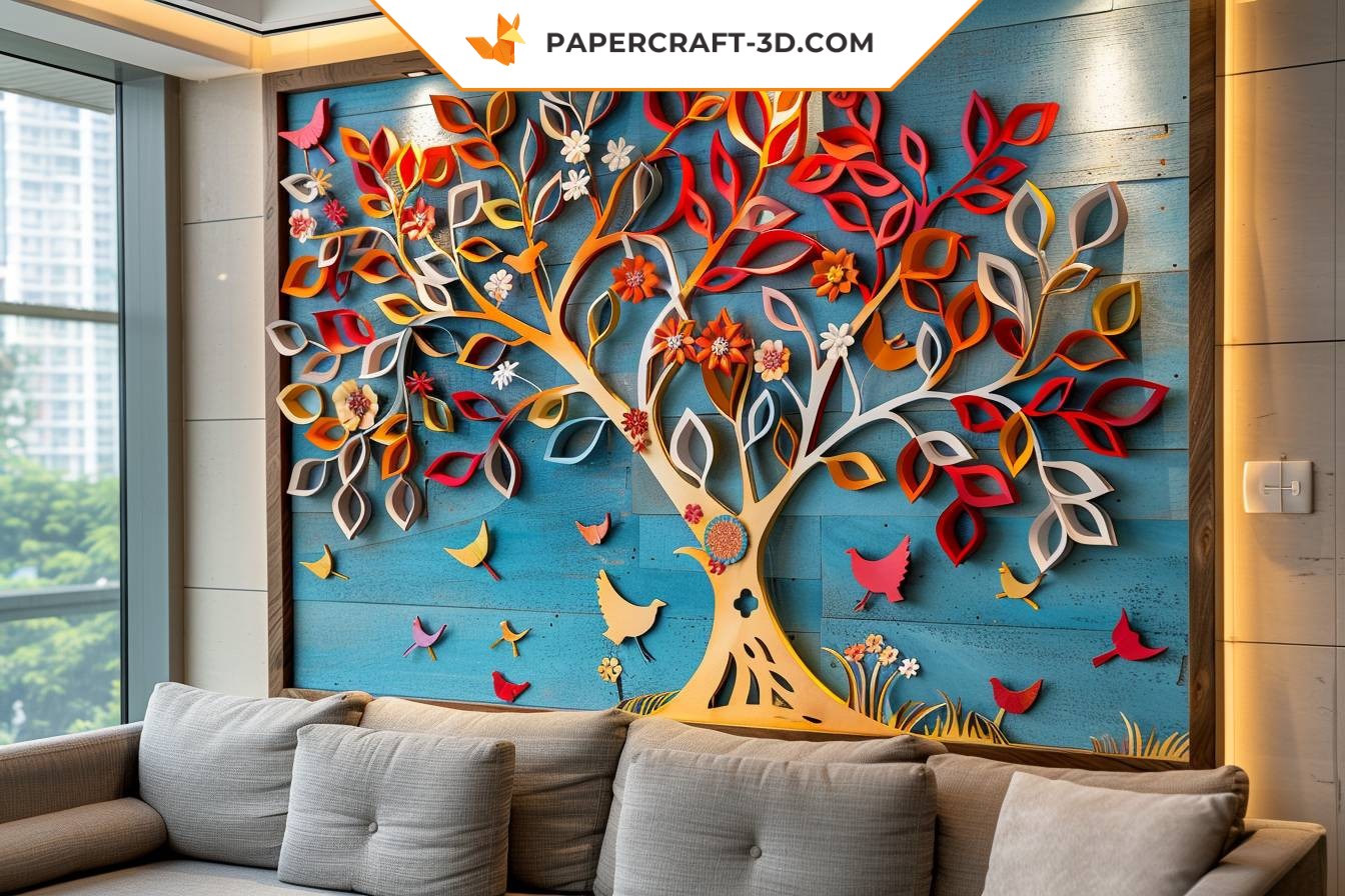 Paper wall decorations: a creative and economical option Paper wall decorations: a creative and economical option