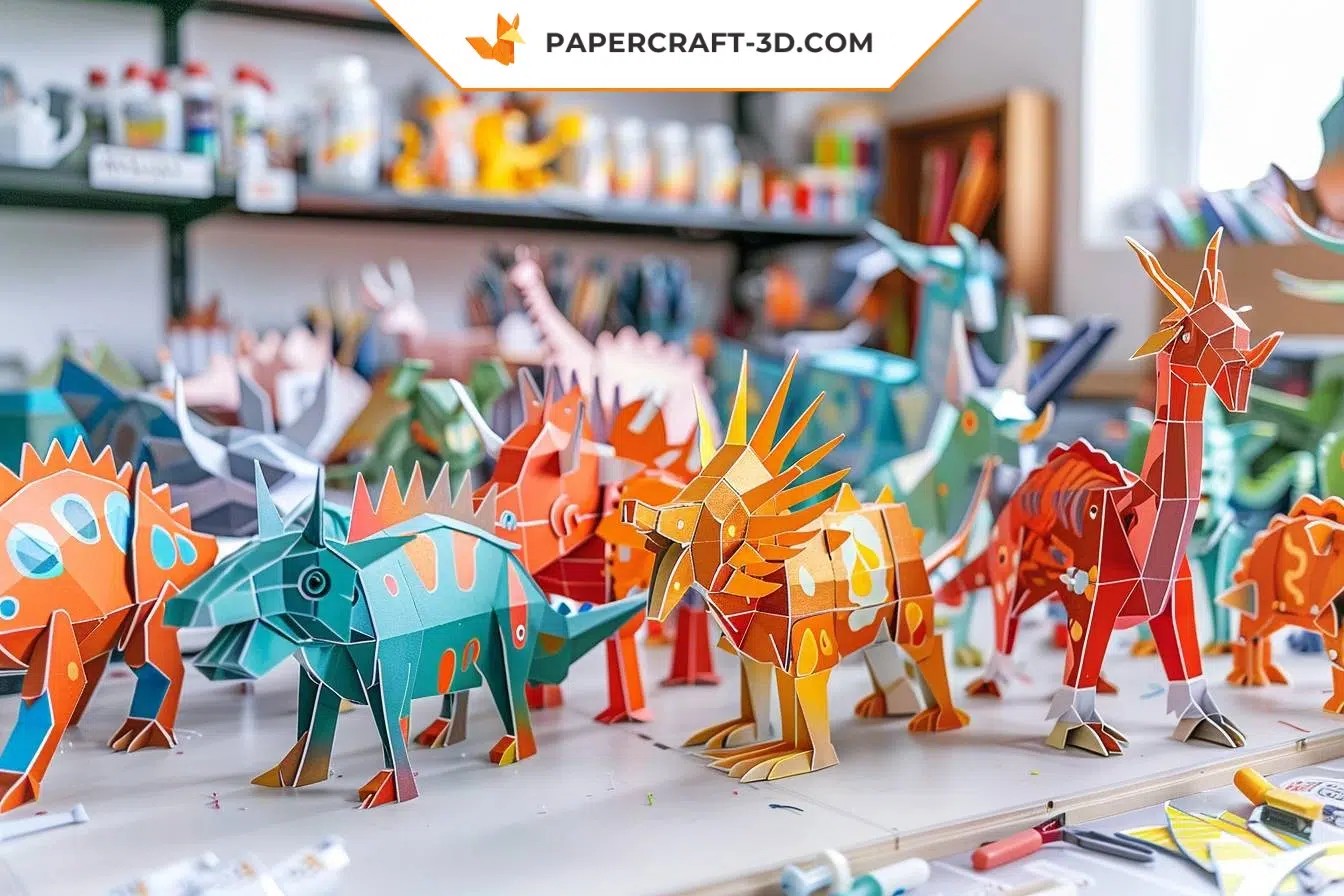 Ontdek ons assortiment Papercraft 3D-modellen!
