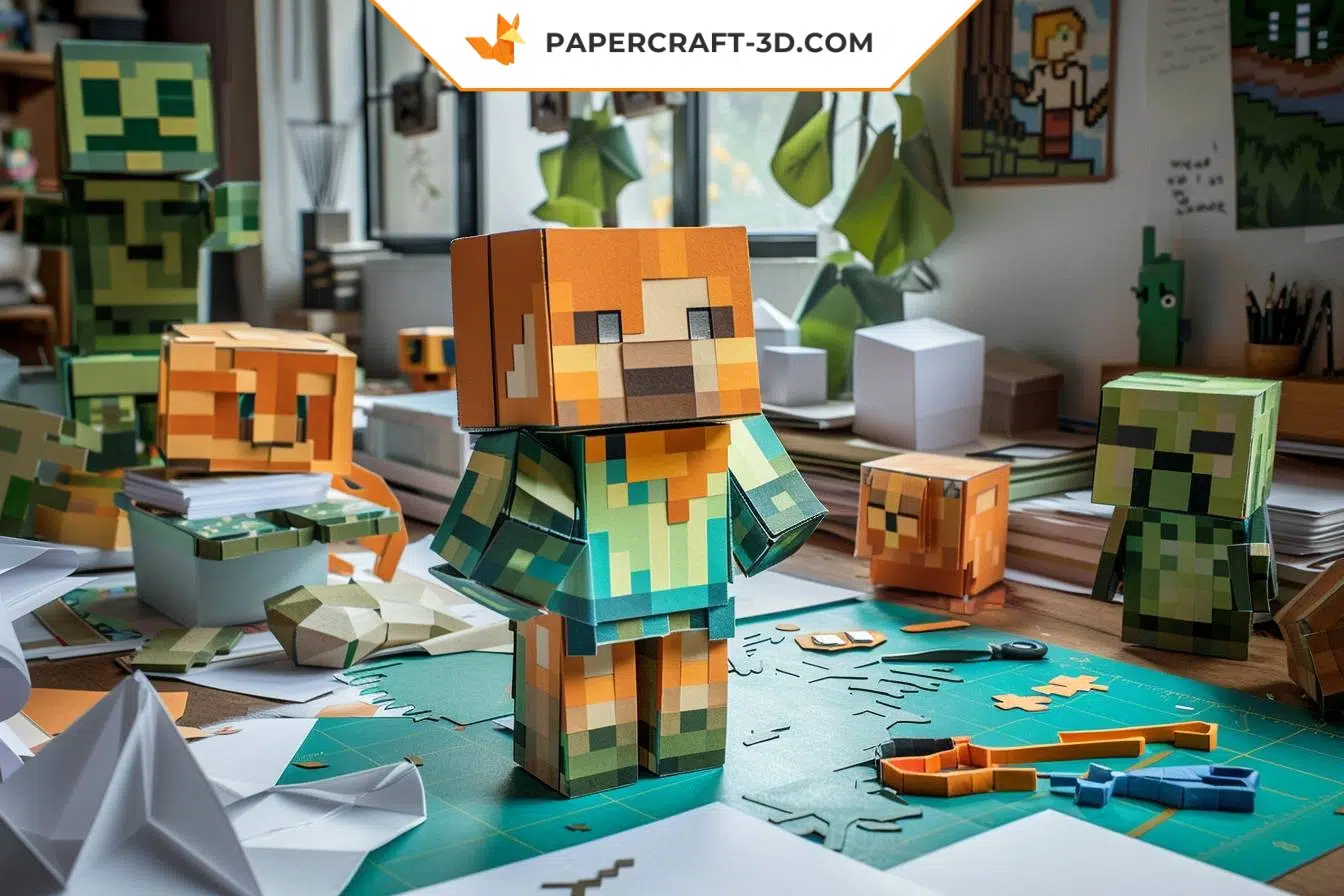 Passos para fazer seus próprios papercrafts
