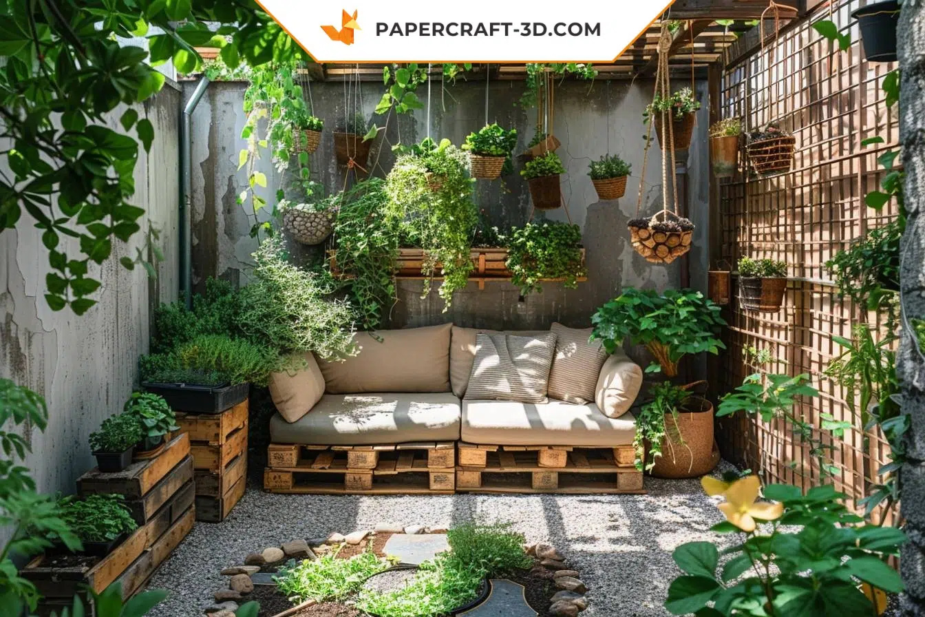 Esistono progetti DIY di decorazione da giardino per piccoli spazi?