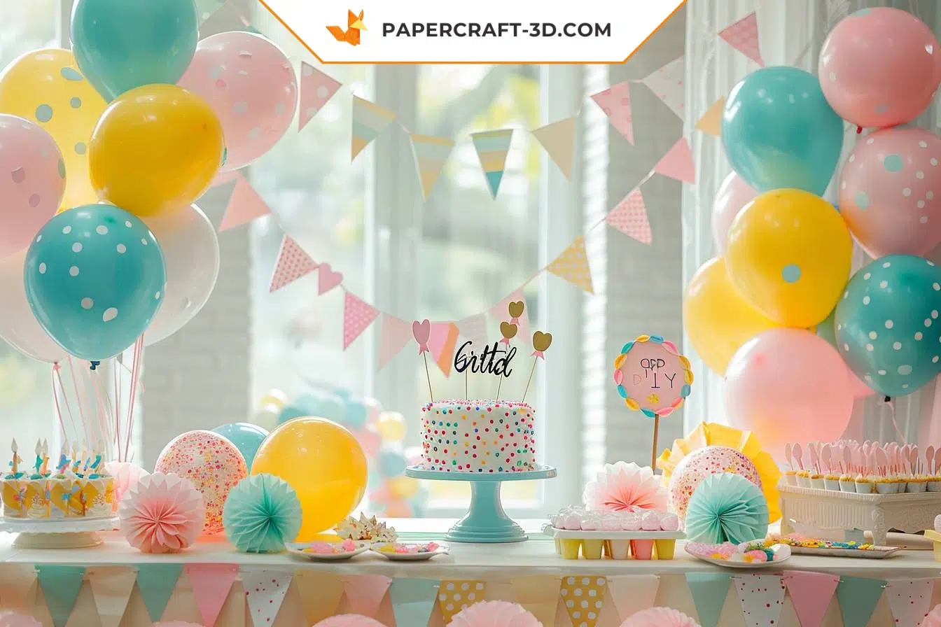 Inspiración para una decoración de cumpleaños DIY