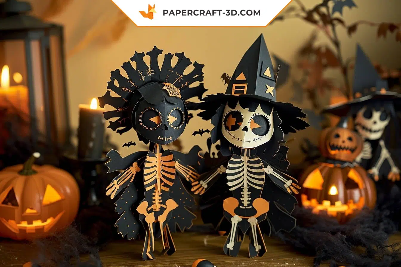 De voordelen van 3D-papercraftmodellen voor Halloweenversieringen