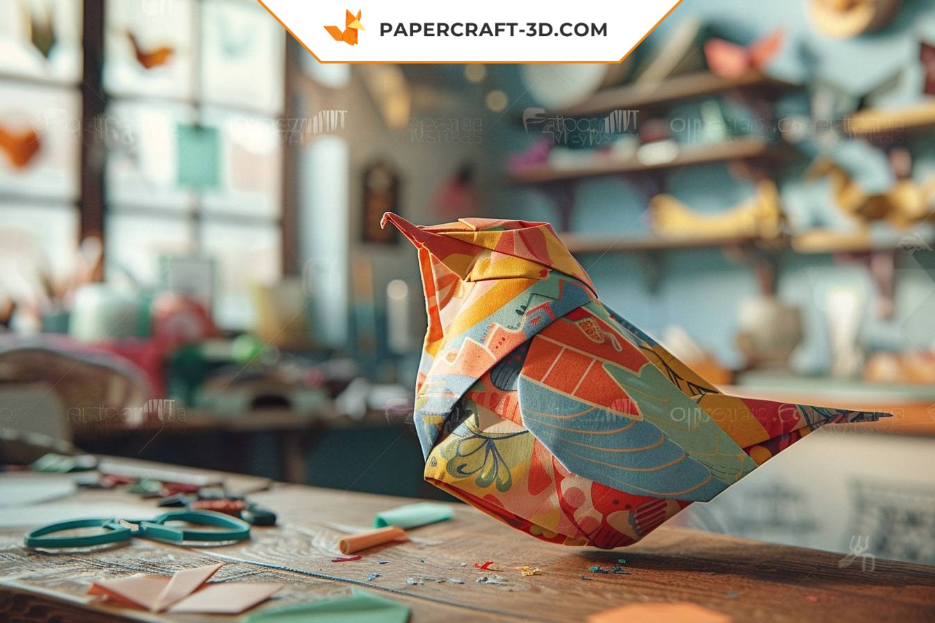 Where can I find templates and ideas for paper crafts?