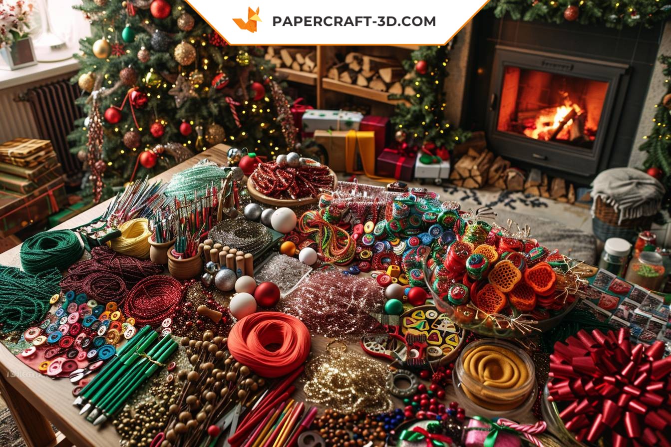 Where can I find cheap materials for my DIY Christmas decorations?