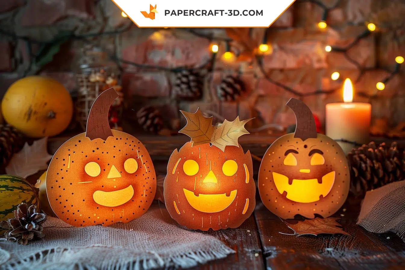 Waar vind je 3D-papercraftmodellen voor Halloween?