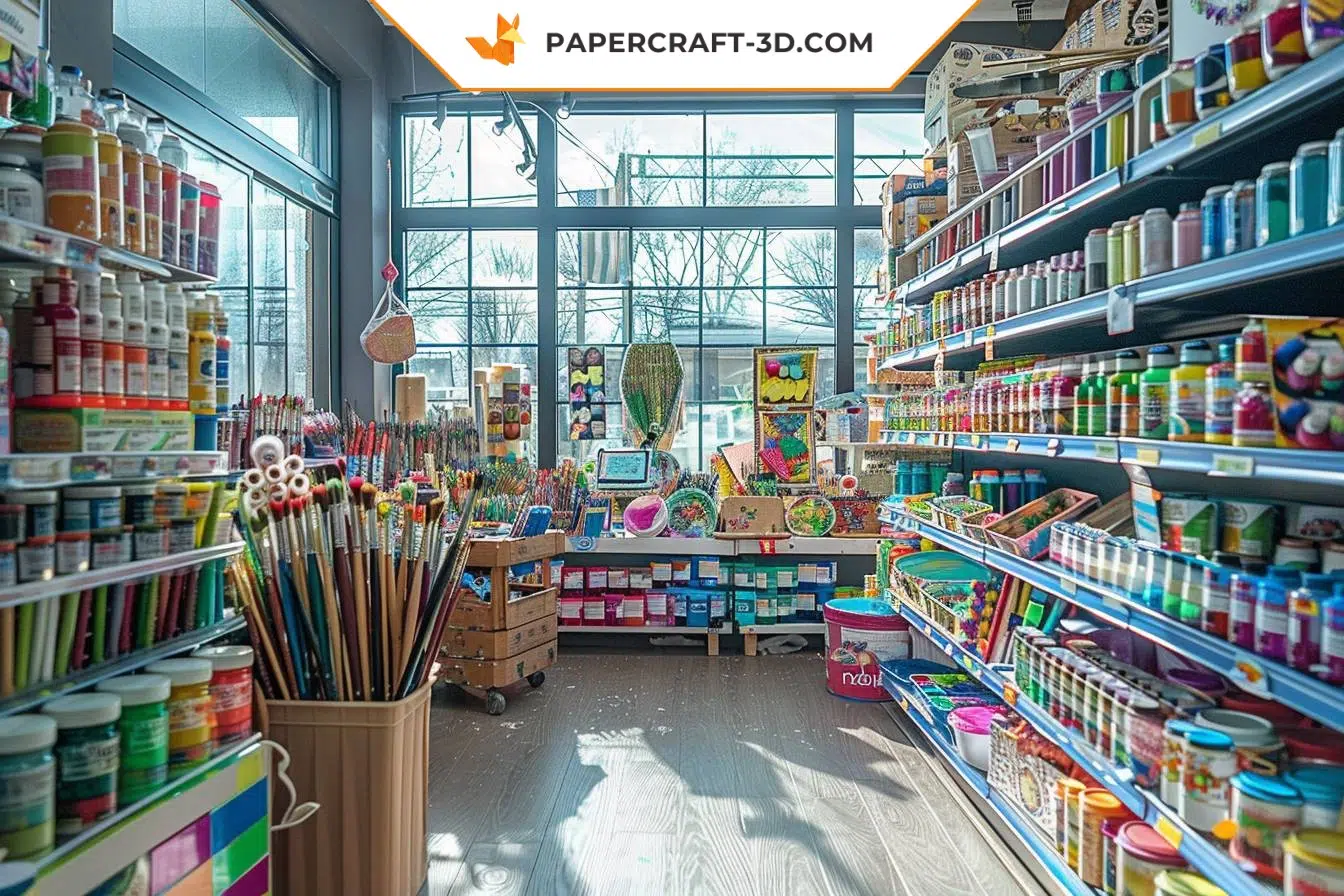 Where can I find materials for arts and crafts?