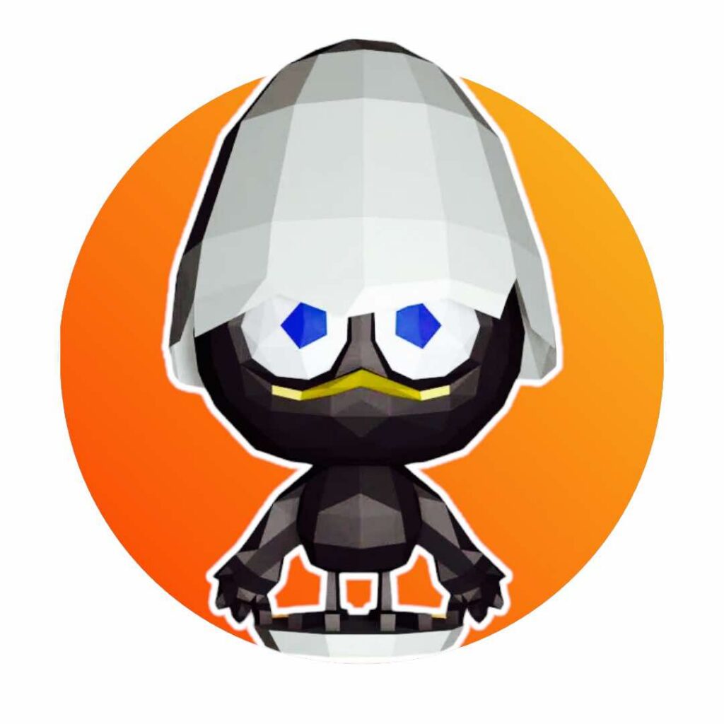 Papercraft von Calimero in Origami