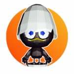 Papercraft de calimero en origami