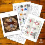 Papercraft Katze auf ihrem Ast Origami Papier 3D