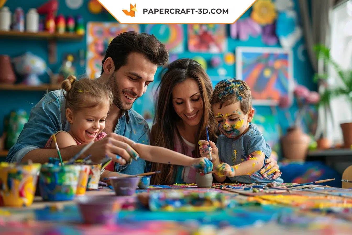 What are the benefits of creative family activities?