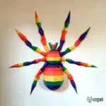Origami 3D spin in papier, 3D-model