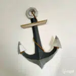 Ankerpapercraft in 3D-origami, weergave 5