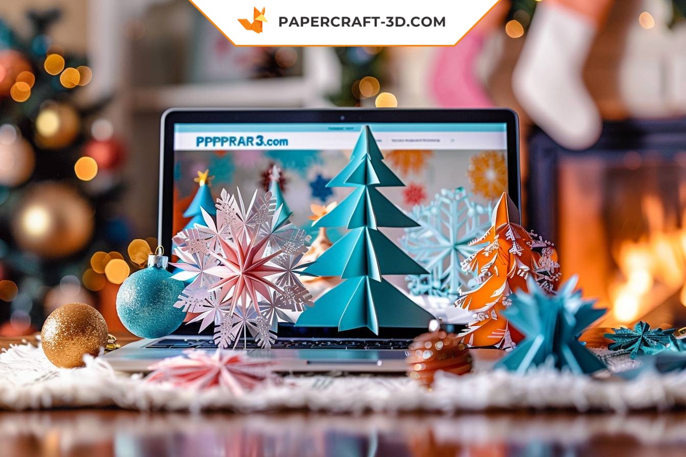 Enhance your Christmas decorations with Papercraft-3d.com