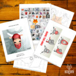 Papercraft tête de vache en origami 3D