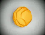 3D Origami Round Vase Papercraft