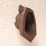 Papercraft tête d'ours en origami