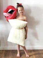 Papercraft Rolling Stones lips in 3D origami