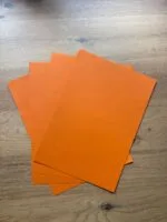 A4-karton clementineoranje, mat, meer dan 180 g/m², weergave 2
